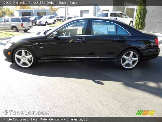 2012 Mercedes-Benz S 550 Sedan in Black