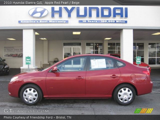 2010 Hyundai Elantra GLS in Apple Red Pearl