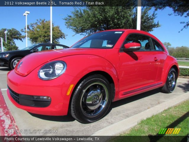 2012 Volkswagen Beetle 2.5L in Tornado Red