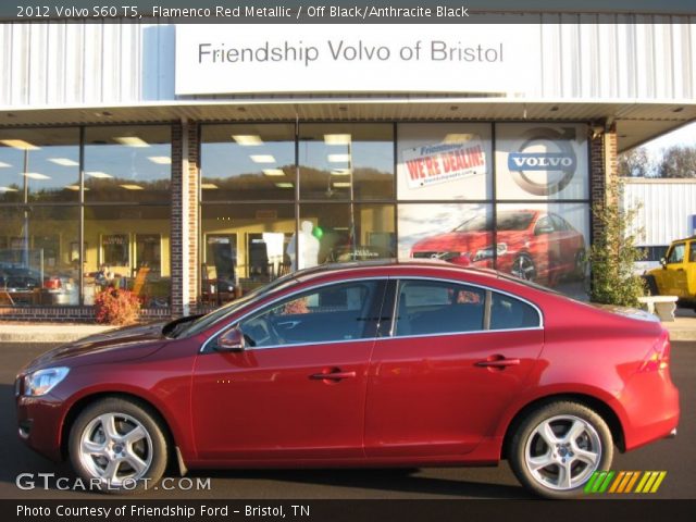 2012 Volvo S60 T5 in Flamenco Red Metallic