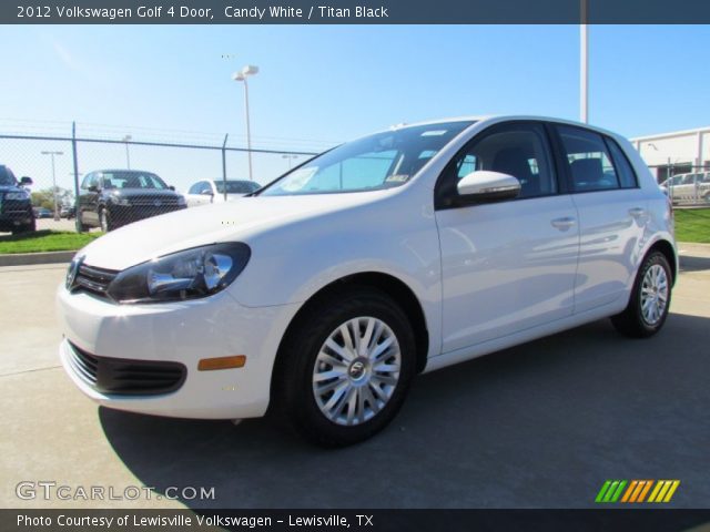 2012 Volkswagen Golf 4 Door in Candy White