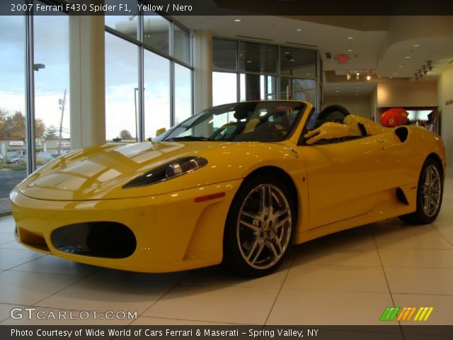 2007 Ferrari F430 Spider F1 in Yellow