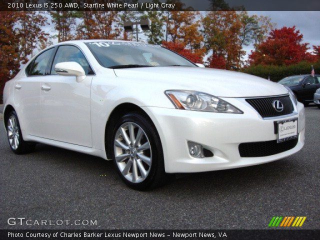 2010 Lexus IS 250 AWD in Starfire White Pearl