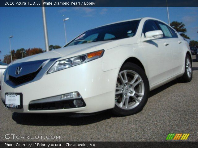 2010 Acura TL 3.5 in White Diamond Pearl