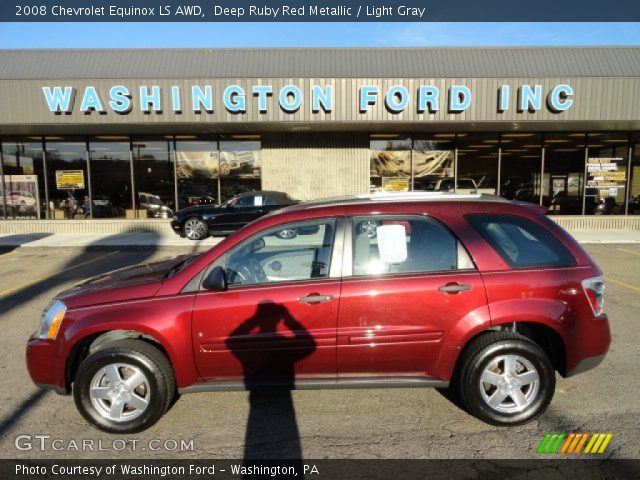 2008 Chevrolet Equinox LS AWD in Deep Ruby Red Metallic
