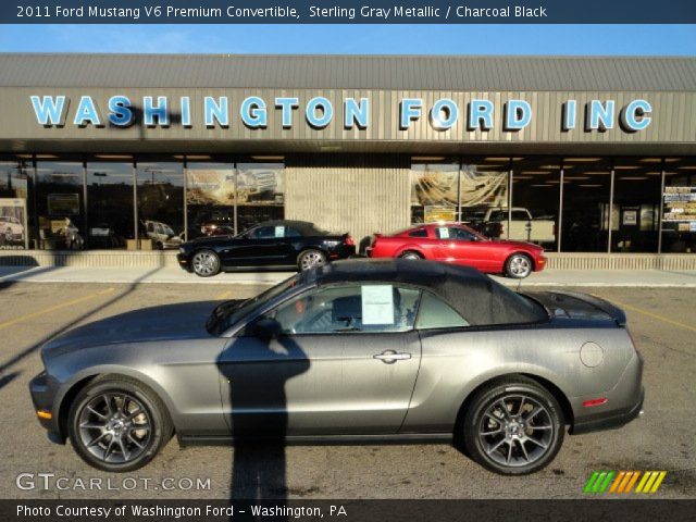 2011 Ford Mustang V6 Premium Convertible in Sterling Gray Metallic