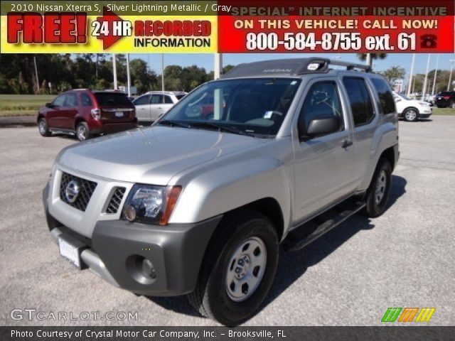 2010 Nissan Xterra S in Silver Lightning Metallic