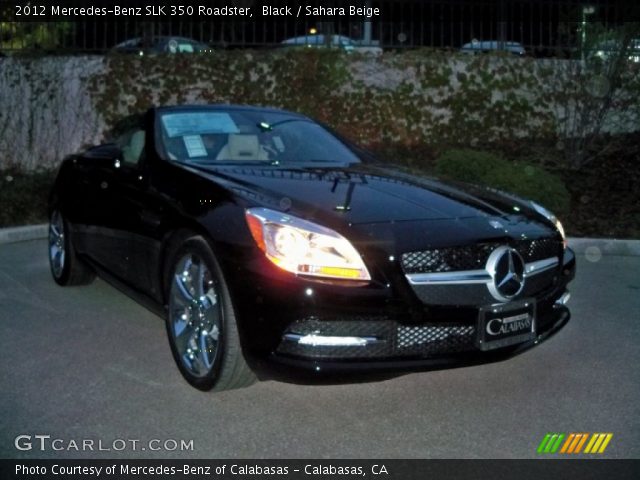 2012 Mercedes-Benz SLK 350 Roadster in Black