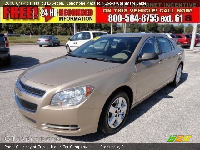 2008 Chevrolet Malibu LS Sedan in Sandstone Metallic