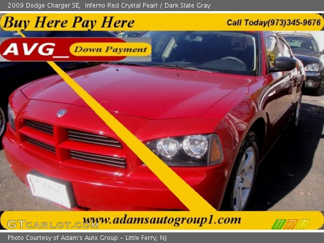 2009 Dodge Charger SE in Inferno Red Crystal Pearl