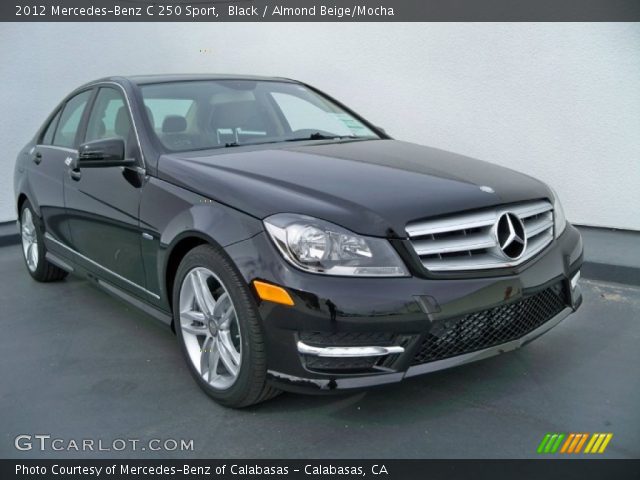2012 Mercedes-Benz C 250 Sport in Black