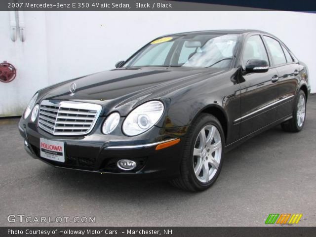 2007 Mercedes-Benz E 350 4Matic Sedan in Black