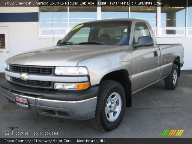 2002 Chevrolet Silverado 1500 LS Regular Cab 4x4 in Light Pewter Metallic