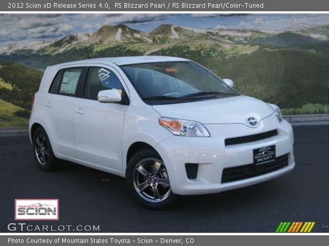 2012 Scion xD Release Series 4.0 in RS Blizzard Pearl