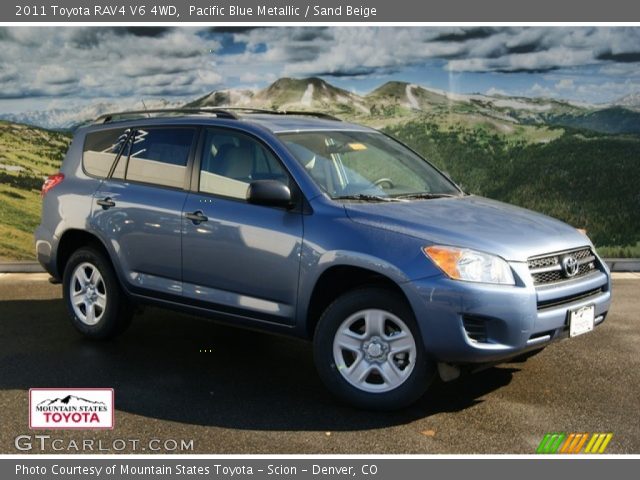 2011 Toyota RAV4 V6 4WD in Pacific Blue Metallic