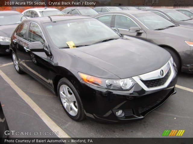 2010 Acura TSX Sedan in Crystal Black Pearl