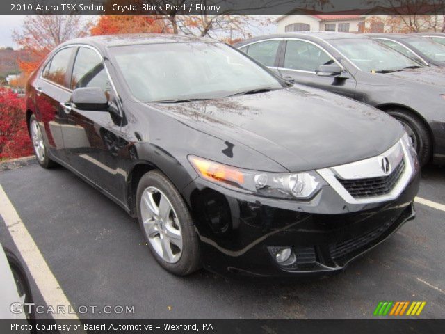 2010 Acura TSX Sedan in Crystal Black Pearl