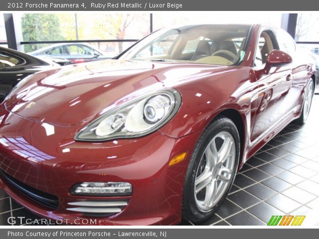 2012 Porsche Panamera 4 in Ruby Red Metallic
