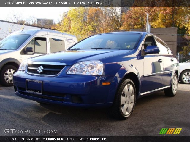 2007 Suzuki Forenza Sedan in Cobalt Blue Metallic