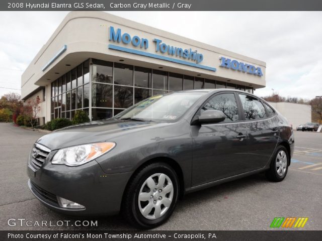 2008 Hyundai Elantra GLS Sedan in Carbon Gray Metallic