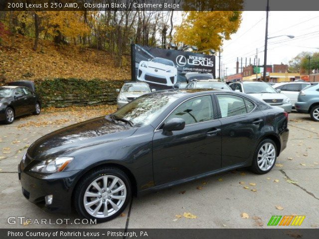 2008 Lexus IS 250 AWD in Obsidian Black