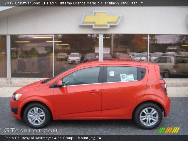 2012 Chevrolet Sonic LT Hatch in Inferno Orange Metallic