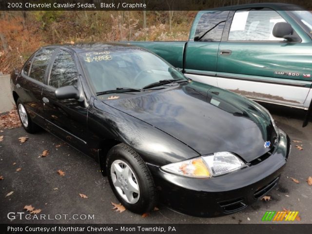 2002 Chevrolet Cavalier Sedan in Black