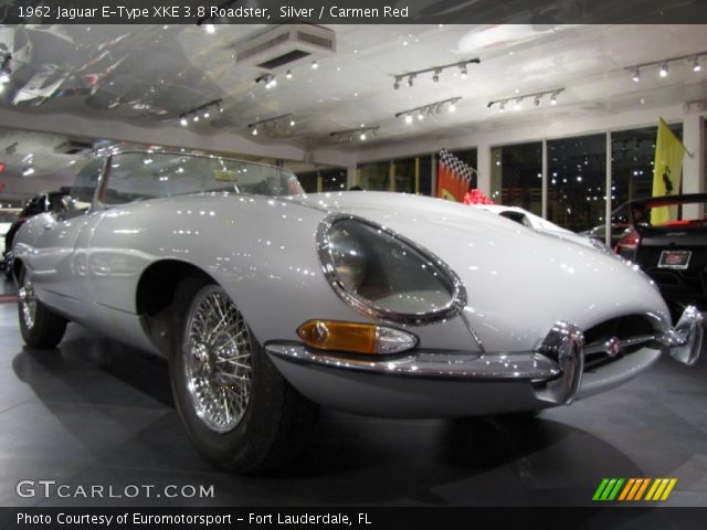1962 Jaguar E-Type XKE 3.8 Roadster in Silver
