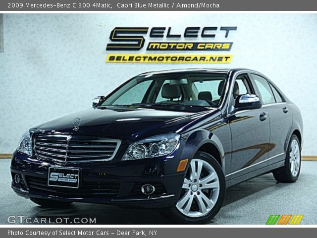 2009 Mercedes-Benz C 300 4Matic in Capri Blue Metallic