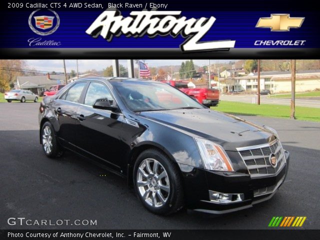2009 Cadillac CTS 4 AWD Sedan in Black Raven