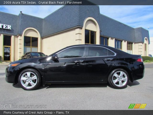 2009 Acura TSX Sedan in Crystal Black Pearl
