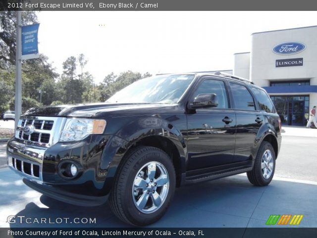 2012 Ford Escape Limited V6 in Ebony Black