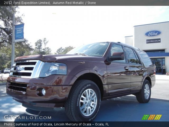 2012 Ford Expedition Limited in Autumn Red Metallic