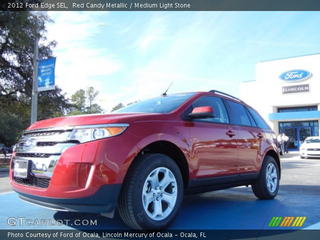 2012 Ford Edge SEL in Red Candy Metallic