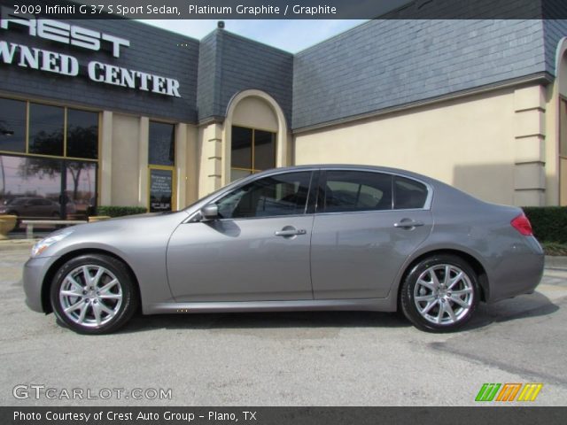 2009 Infiniti G 37 S Sport Sedan in Platinum Graphite