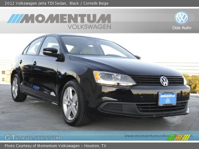 2012 Volkswagen Jetta TDI Sedan in Black