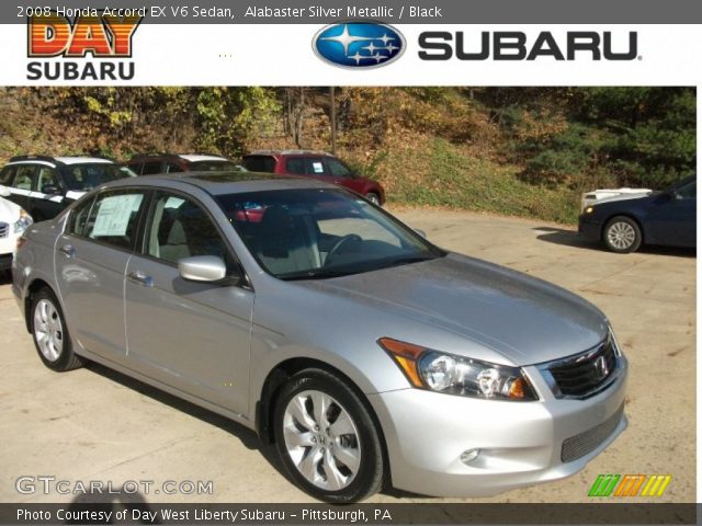 2008 Honda Accord EX V6 Sedan in Alabaster Silver Metallic