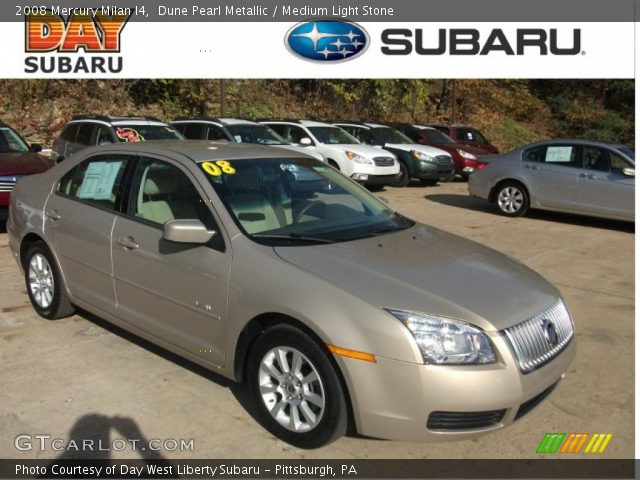 2008 Mercury Milan I4 in Dune Pearl Metallic