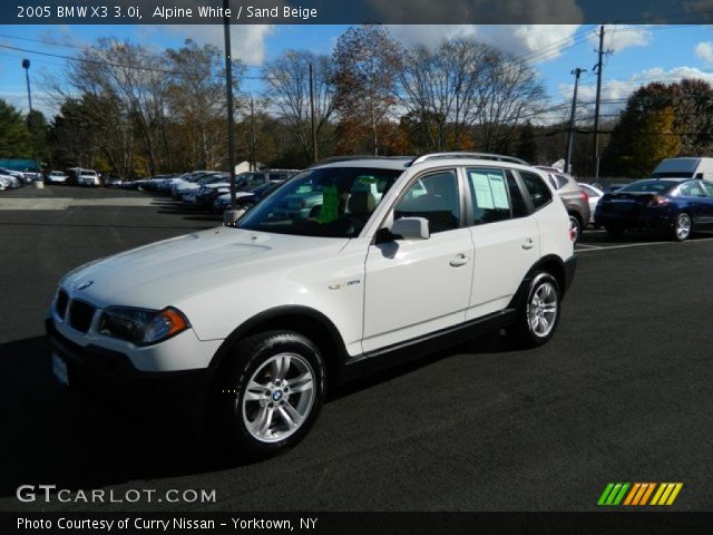 2005 BMW X3 3.0i in Alpine White