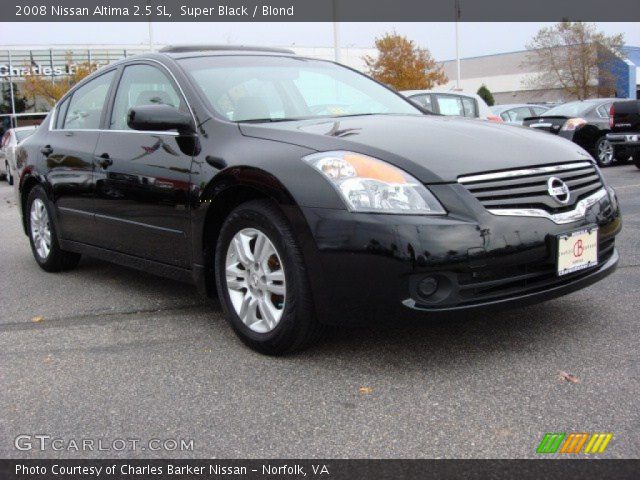 2008 Nissan Altima 2.5 SL in Super Black