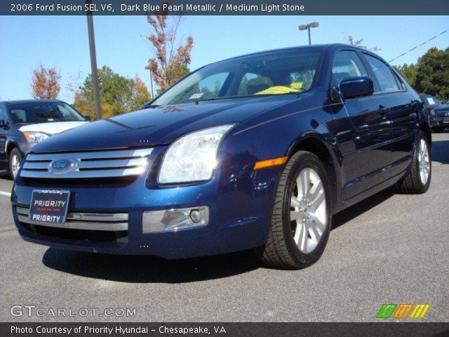 Dark Blue Pearl Metallic 2006 Ford Fusion Sel V6 Medium