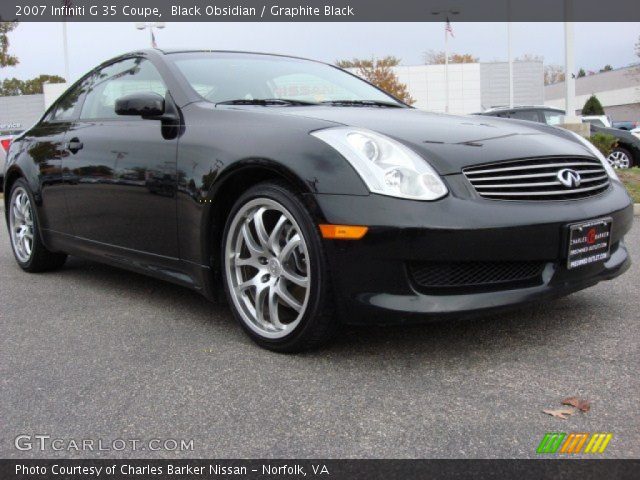 2007 Infiniti G 35 Coupe in Black Obsidian