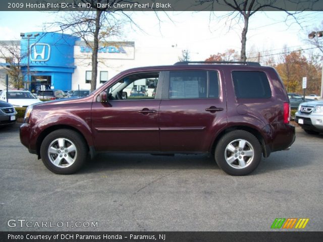 2009 Honda Pilot EX-L 4WD in Dark Cherry Pearl