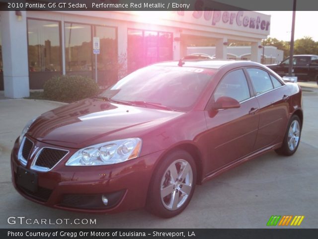 2010 Pontiac G6 GT Sedan in Performance Red Metallic