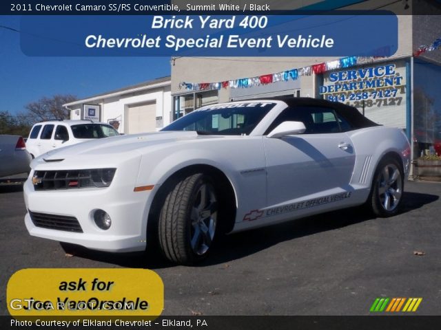 2011 Chevrolet Camaro SS/RS Convertible in Summit White
