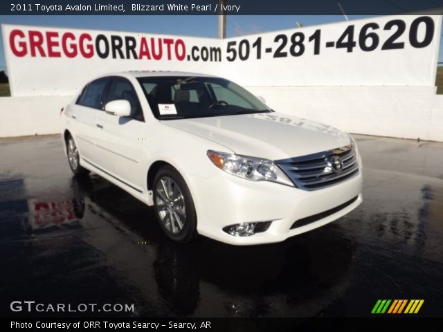 2011 Toyota Avalon Limited in Blizzard White Pearl