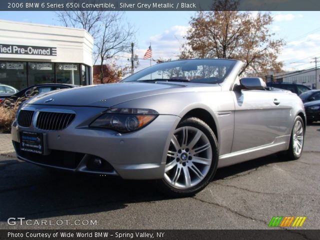 2006 BMW 6 Series 650i Convertible in Silver Grey Metallic