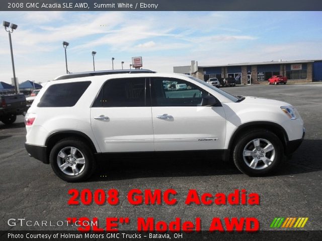 2008 GMC Acadia SLE AWD in Summit White