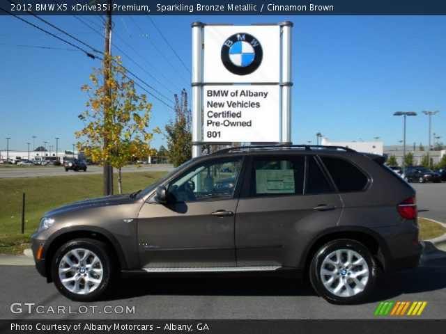 2012 BMW X5 xDrive35i Premium in Sparkling Bronze Metallic