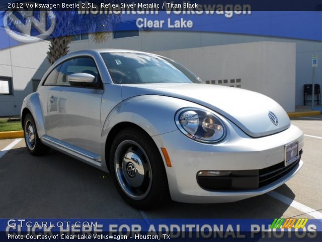 2012 Volkswagen Beetle 2.5L in Reflex Silver Metallic